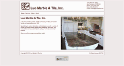 Desktop Screenshot of luomarble.com