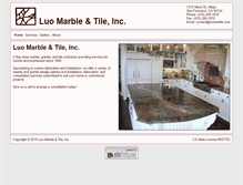 Tablet Screenshot of luomarble.com